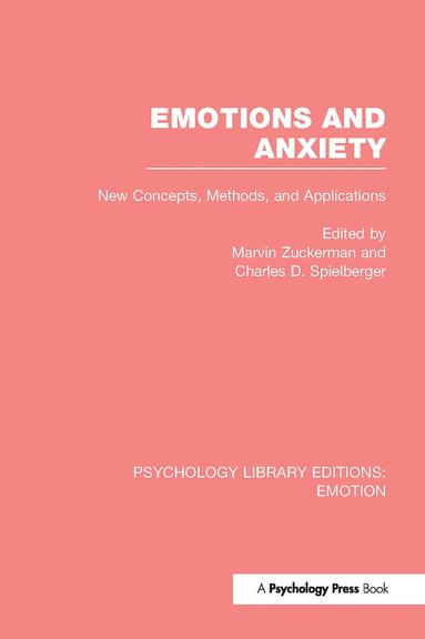 bokomslag Emotions and Anxiety (PLE: Emotion)