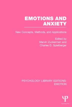 Marvin Zuckerman, Charles D. Spielberger - Emotions and Anxiety, Häftad