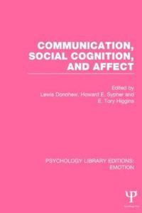 bokomslag Communication, Social Cognition, and Affect (PLE: Emotion)