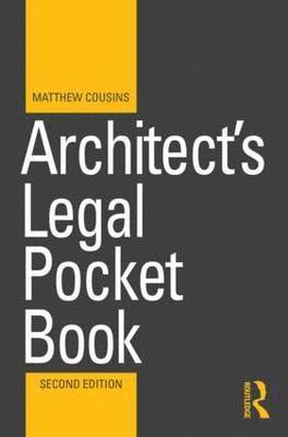 bokomslag Architect's Legal Pocket Book