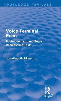 bokomslag Voice Terminal Echo (Routledge Revivals)