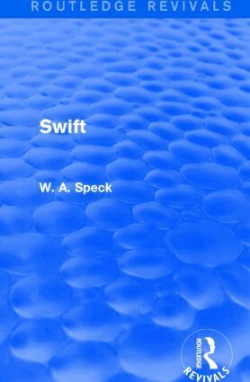 W. A. Speck - Swift (Routledge Revivals), Inbunden