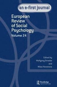 bokomslag European Review of Social Psychology: Volume 24