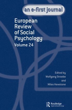 Miles Hewstone, Wolfgang Stroebe - European Review of Social Psychology: Volume 24, Inbunden