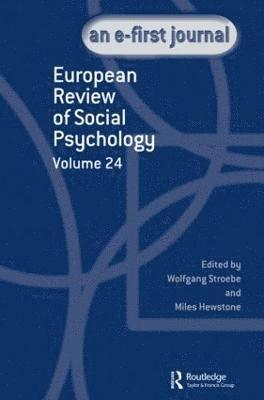 European Review of Social Psychology: Volume 24 1