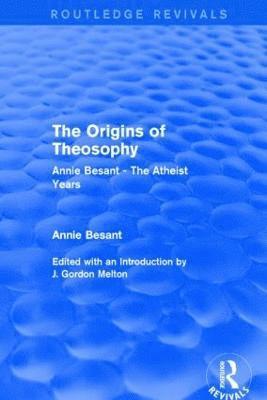 bokomslag The Origins of Theosophy (Routledge Revivals)