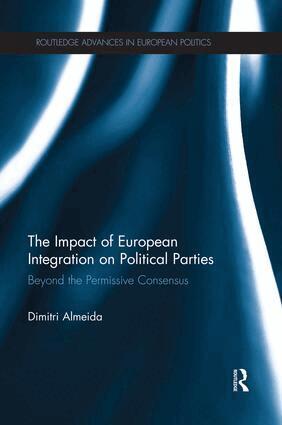 Dimitri Almeida - Impact of European Integration on Political Parties, Häftad
