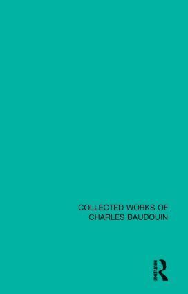 Charles Baudouin - Contemporary Studies, Häftad