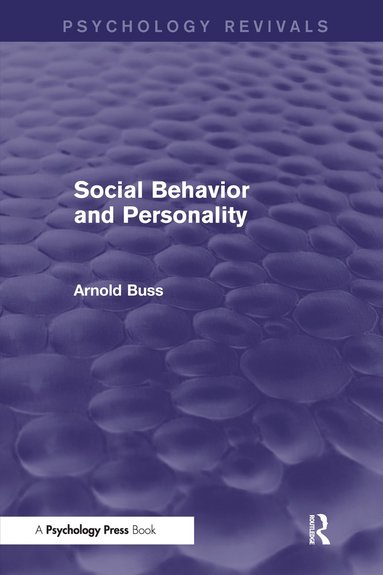 bokomslag Social Behavior and Personality