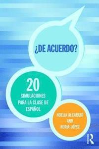 bokomslag 'De acuerdo' 20 Simulaciones para la clase español