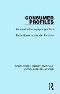 bokomslag Consumer Profiles (RLE Consumer Behaviour)