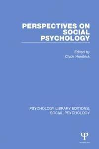 bokomslag Perspectives on Social Psychology