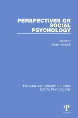 Perspectives on Social Psychology 1