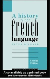 bokomslag A History of the French Language