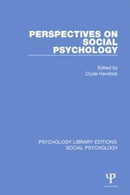 Perspectives on Social Psychology 1