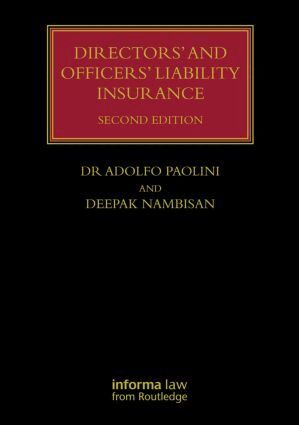 Adolfo Paolini, Deepak Nambisan - Directors' and Officers' Liability Insurance, Inbunden