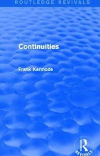 bokomslag Continuities (Routledge Revivals)