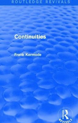 Continuities (Routledge Revivals)