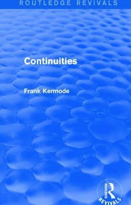 Continuities (Routledge Revivals) 1