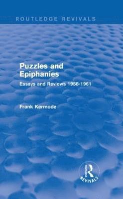 bokomslag Puzzles and Epiphanies (Routledge Revivals)