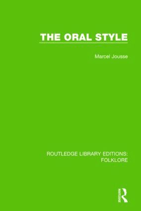 Marcel Jousse - Oral Style Pbdirect, Häftad