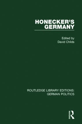 bokomslag Honecker's Germany (RLE: German Politics)