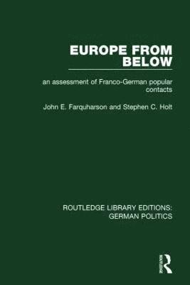 bokomslag Europe from Below (RLE: German Politics)