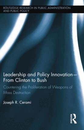 Joseph R. Cerami - Leadership and Policy Innovation - From Clinton to Bush, Häftad