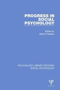 bokomslag Progress in Social Psychology