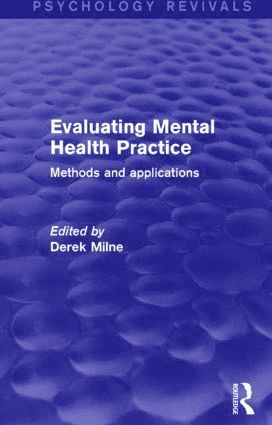 bokomslag Evaluating Mental Health Practice