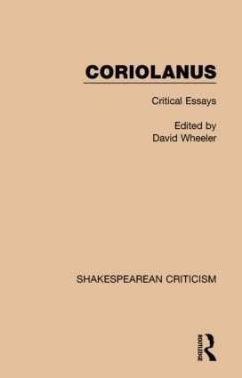 David Wheeler - Coriolanus, Inbunden