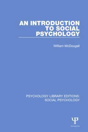 William McDougall - Introduction to Social Psychology, Häftad