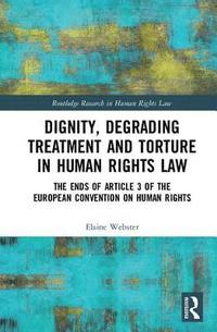 bokomslag Dignity, Degrading Treatment and Torture in Human Rights Law