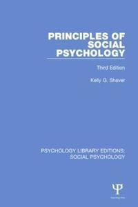 bokomslag Principles of Social Psychology