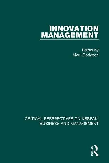 Mark Dodgson - Innovation Management, Inbunden