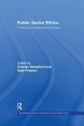 bokomslag Public Sector Ethics