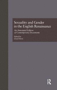 bokomslag Sexuality and Gender in the English Renaissance