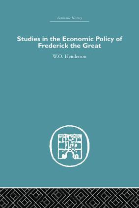 bokomslag Studies in the Economic Policy of Frederick the Great