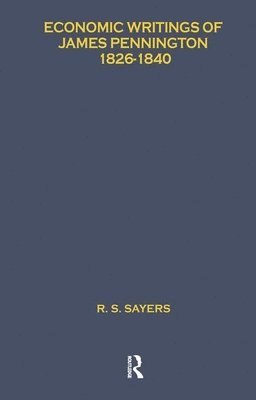 bokomslag Economic Writings of James Pennington