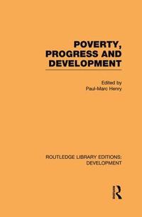 bokomslag Poverty, Progress and Development