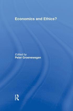 bokomslag Economics and Ethics?