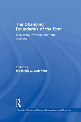 Massimo G Colombo - Changing Boundaries of the Firm, Häftad