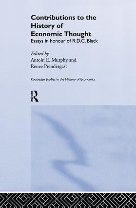 bokomslag Contributions to the History of Economic Thought