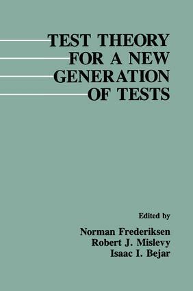Norman Frederiksen, Robert J. Mislevy, Isaac I. Bejar - Test Theory for A New Generation of Tests, Häftad
