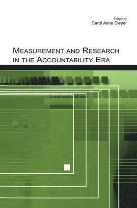 bokomslag Measurement and Research in the Accountability Era