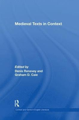 Medieval Texts in Context 1