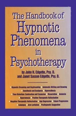 bokomslag Handbook Of Hypnotic Phenomena In Psychotherapy