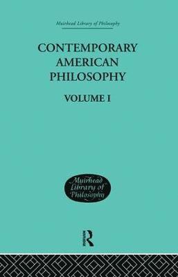 Contemporary American Philosophy 1