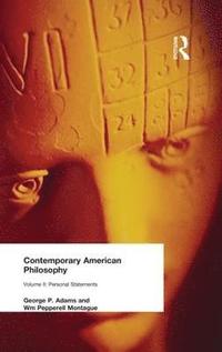 bokomslag Contemporary American Philosophy