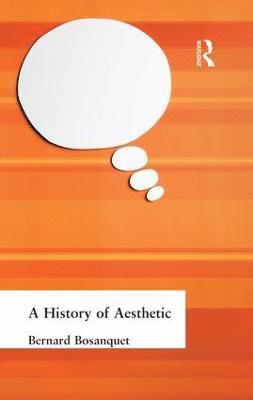 bokomslag A History of Aesthetic